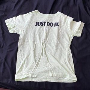 Nike Kids 'Just Do It' T-Shirt - Light Green